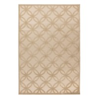 Tapis 150x80cm, design A302A coloris beige - Confort et élégance pour votre intérieur