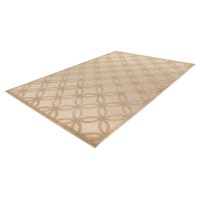 Tapis 230x160cm, design A302A coloris beige - Confort et élégance pour votre intérieur