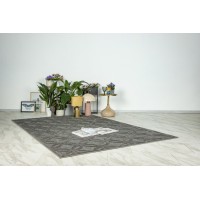 Tapis 150x80cm, design A302A coloris gris - Confort et élégance pour votre intérieur