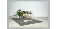 Tapis 300x80cm, design A302A coloris gris - Confort et élégance pour votre intérieur