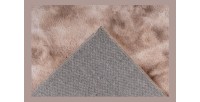 Tapis 150x80cm, design B005O coloris beige - Confort et élégance pour votre intérieur