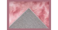 Tapis 150x80cm, design B005O coloris rose - Confort et élégance pour votre intérieur