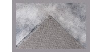 Tapis 230x160cm, design B005O coloris gris - Confort et élégance pour votre intérieur