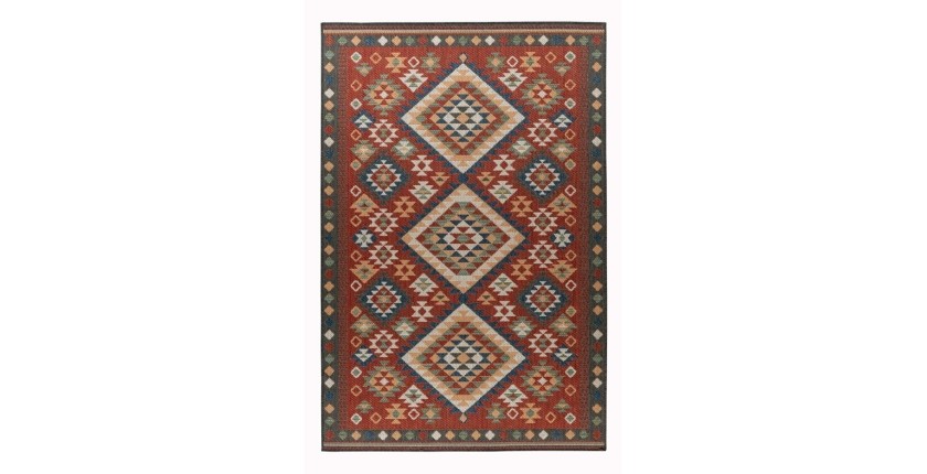 Tapis 150x80cm, design C103I coloris multicolore - Confort et élégance pour votre intérieur