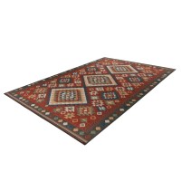 Tapis 170x120cm, design C103I coloris multicolore - Confort et élégance pour votre intérieur