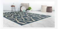 Tapis 290x200cm, design C203I coloris bleu - Confort et élégance pour votre intérieur