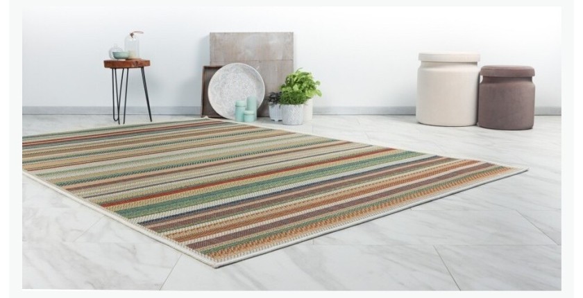 Tapis 290x200cm, design C403I coloris multicolore - Confort et élégance pour votre intérieur