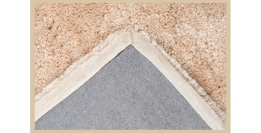 Tapis 170x120cm, design C005D coloris sable - Confort et élégance pour votre intérieur