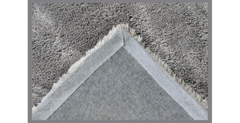 Tapis 170x120cm, design C005D coloris argent - Confort et élégance pour votre intérieur