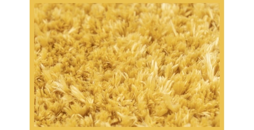 Tapis 170x120cm, design C005D coloris jaune - Confort et élégance pour votre intérieur