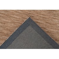 Tapis 150x80cm, design C007Y coloris beige - Confort et élégance pour votre intérieur