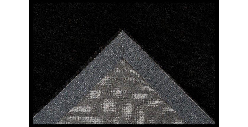 Tapis 230x160cm, design C007Y coloris noir - Confort et élégance pour votre intérieur