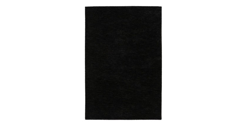 Tapis 230x160cm, design C007Y coloris noir - Confort et élégance pour votre intérieur