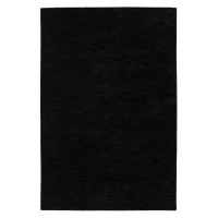 Tapis 290x200cm, design C007Y coloris noir - Confort et élégance pour votre intérieur