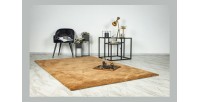 Tapis 290x200cm, design C007Y coloris camel - Confort et élégance pour votre intérieur