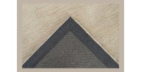 Tapis 150x80cm, design C007Y coloris ivoire - Confort et élégance pour votre intérieur