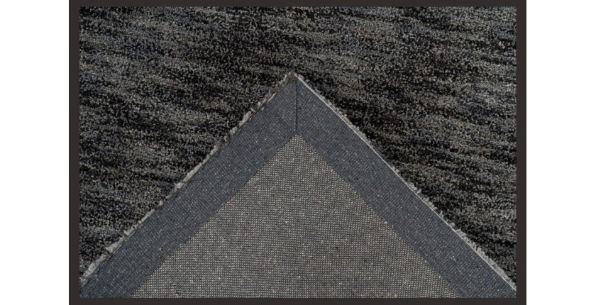 Tapis 150x80cm, design C007Y coloris argent - Confort et élégance pour votre intérieur