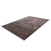 Tapis 150x80cm, design C109E coloris gris - Confort et élégance pour votre intérieur