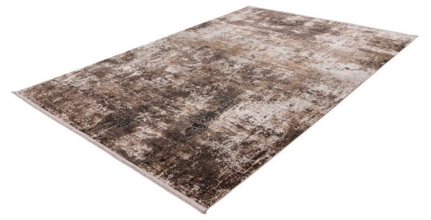 Tapis 150x80cm, design C309E coloris ivoire - Confort et élégance pour votre intérieur