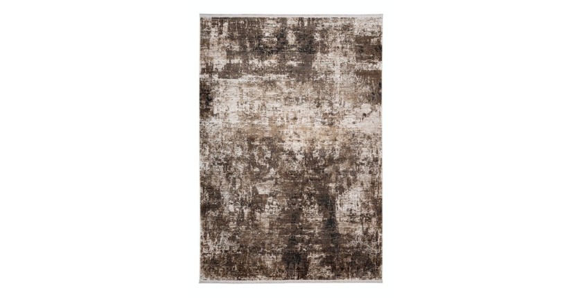 Tapis 150x80cm, design C309E coloris ivoire - Confort et élégance pour votre intérieur