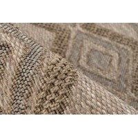 Tapis 150x80cm, design C203A coloris naturel - Confort et élégance pour votre intérieur