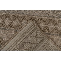 Tapis 150x80cm, design C203A coloris naturel - Confort et élégance pour votre intérieur