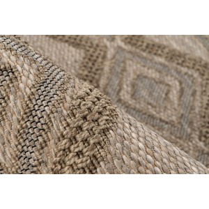 Tapis 230x160cm, design C203A coloris naturel - Confort et élégance pour votre intérieur