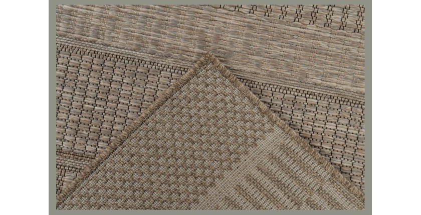 Tapis 170x120cm, design C303A coloris naturel - Confort et élégance pour votre intérieur