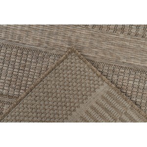 Tapis 230x160cm, design C303A coloris naturel - Confort et élégance pour votre intérieur