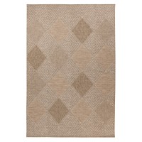 Tapis 150x80cm, design C403A coloris naturel - Confort et élégance pour votre intérieur