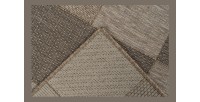 Tapis 150x80cm, design C603A coloris naturel - Confort et élégance pour votre intérieur