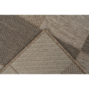 Tapis 150x80cm, design C603A coloris naturel - Confort et élégance pour votre intérieur