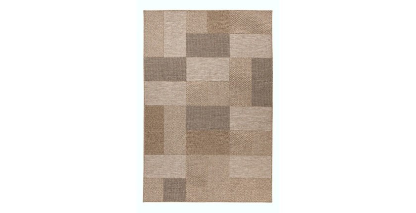 Tapis 170x120cm, design C603A coloris naturel - Confort et élégance pour votre intérieur