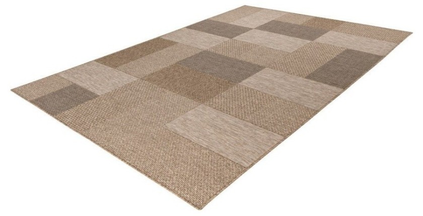 Tapis 230x160cm, design C603A coloris naturel - Confort et élégance pour votre intérieur