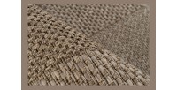 Tapis 230x160cm, design C603A coloris naturel - Confort et élégance pour votre intérieur