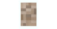 Tapis 230x160cm, design C603A coloris naturel - Confort et élégance pour votre intérieur