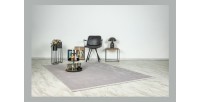 Tapis 140x80cm, design D112A coloris gris - Confort et élégance pour votre intérieur