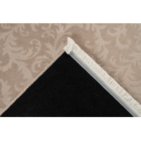 Tapis 140x80cm, design D112A coloris taupe - Confort et élégance pour votre intérieur