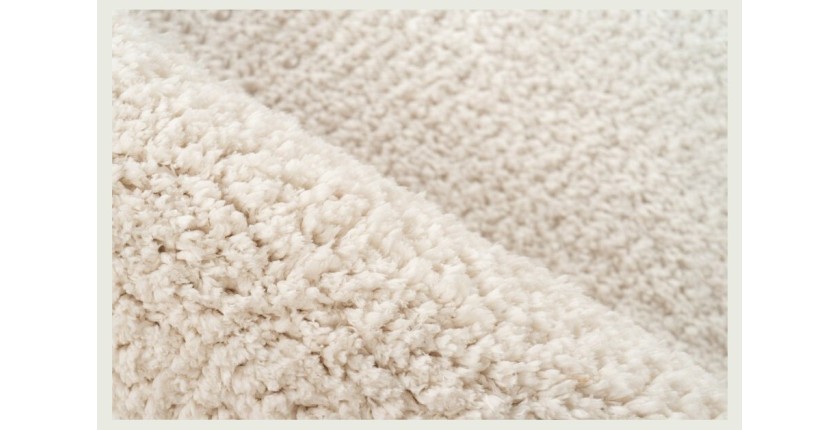 Tapis 150x80, design D005M coloris ivoire - Confort et élégance pour votre intérieur