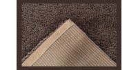 Tapis 150x80cm, design D005M coloris taupe - Confort et élégance pour votre intérieur