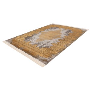 Tapis 150x80cm, design E109E coloris doré - Confort et élégance pour votre intérieur