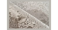 Tapis 150x80cm, design E109E coloris argent - Confort et élégance pour votre intérieur