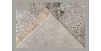 Tapis 170x120cm, design E109E coloris argent - Confort et élégance pour votre intérieur