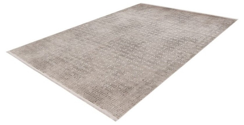 Tapis 230x160cm, design E209E coloris argent - Confort et élégance pour votre intérieur