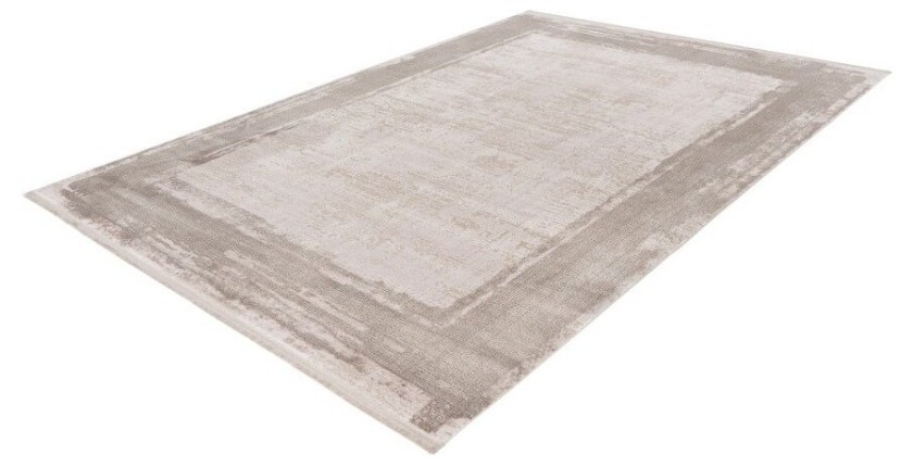 Tapis 150x80cm, design E309E coloris argent - Confort et élégance pour votre intérieur