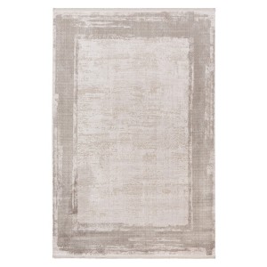 Tapis 230x160cm, design E309E coloris argent - Confort et élégance pour votre intérieur