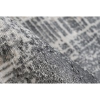 Tapis 170x120cm, design E109E coloris argent - Confort et élégance pour votre intérieur