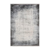 Tapis 170x120cm, design E109E coloris argent - Confort et élégance pour votre intérieur