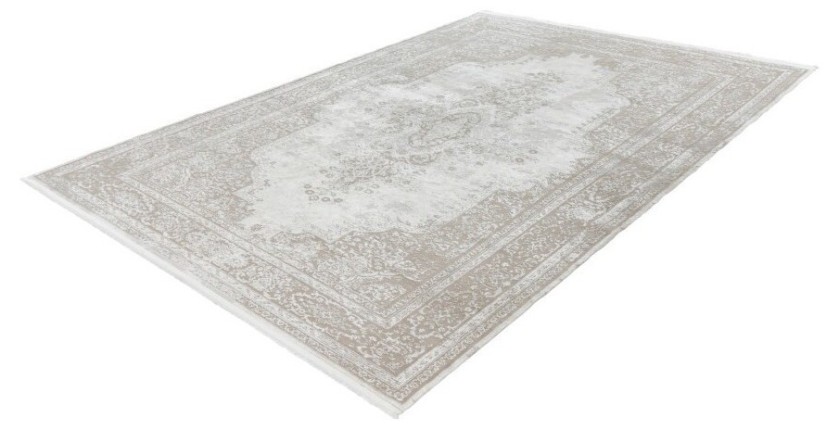 Tapis 150x80cm, design E209E coloris crème - Confort et élégance pour votre intérieur