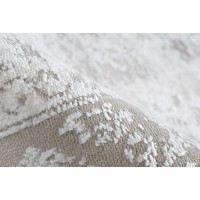 Tapis 290x200cm, design E209E coloris crème - Confort et élégance pour votre intérieur